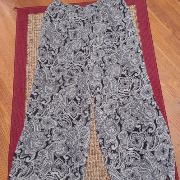 C est 1946 Black & White sheer Pants - Picture 4 of 6